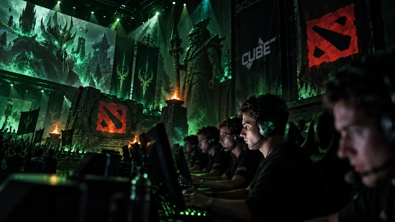 Dota 2 tournament at CUBE Arena, Jimbaran, Bali